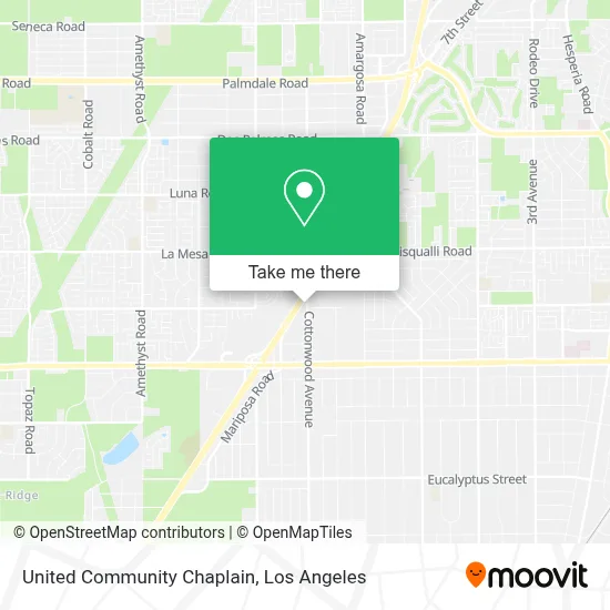 United Community Chaplain map