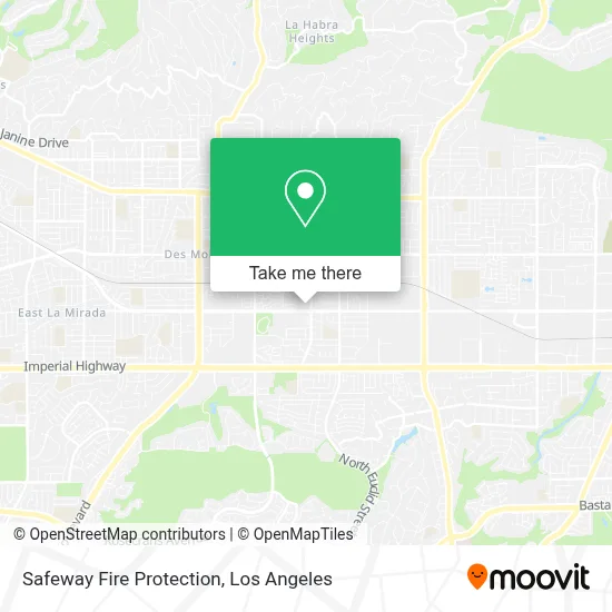 Safeway Fire Protection map