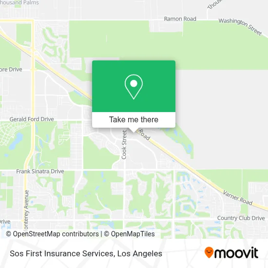 Sos First Insurance Services map