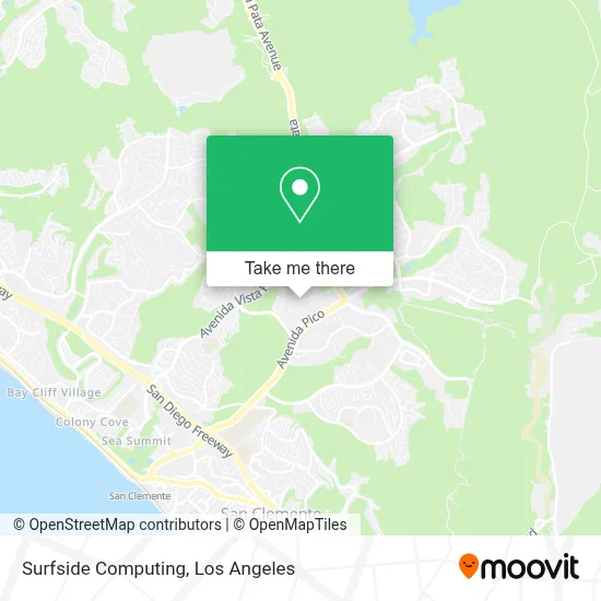 Surfside Computing map