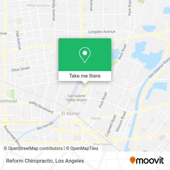 Reform Chiropractic map