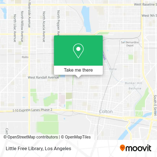 Little Free Library map