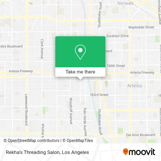 Rekha's Threading Salon map
