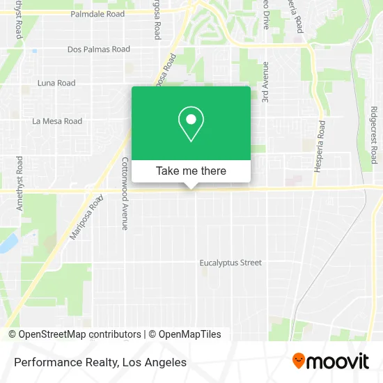 Performance Realty map