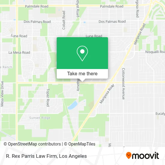 R. Rex Parris Law Firm map