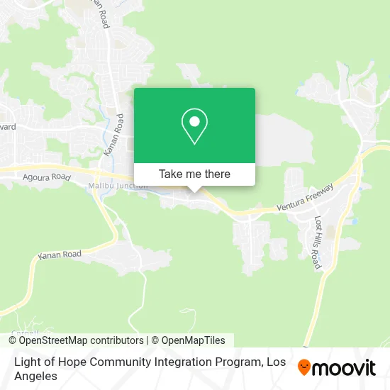 Light of Hope Community Integration Program map