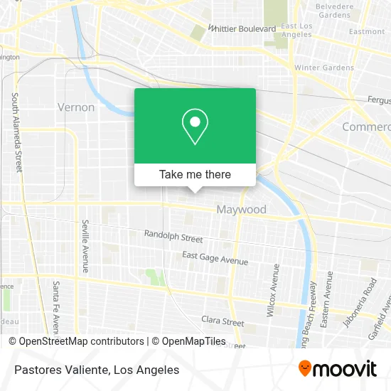 Pastores Valiente map