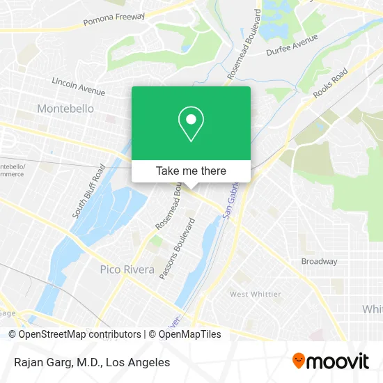 Rajan Garg, M.D. map