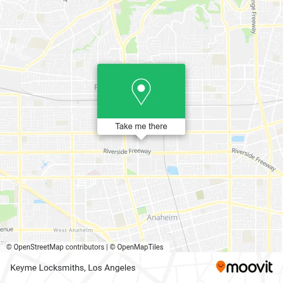 Keyme Locksmiths map