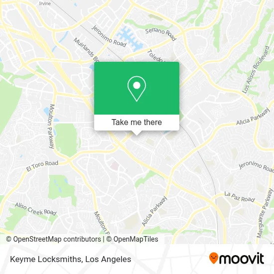 Keyme Locksmiths map