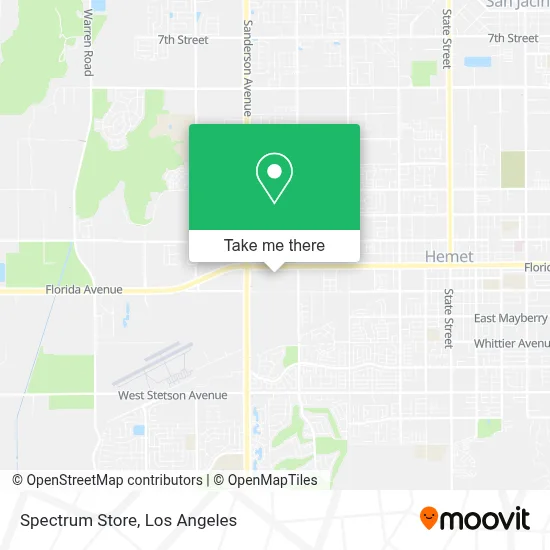 Spectrum Store map