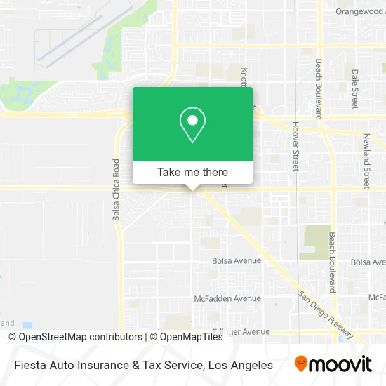 Fiesta Auto Insurance & Tax Service map