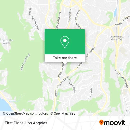 First Place map