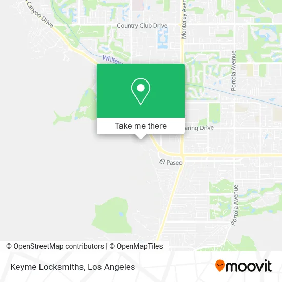 Keyme Locksmiths map