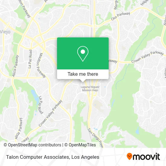 Talon Computer Associates map