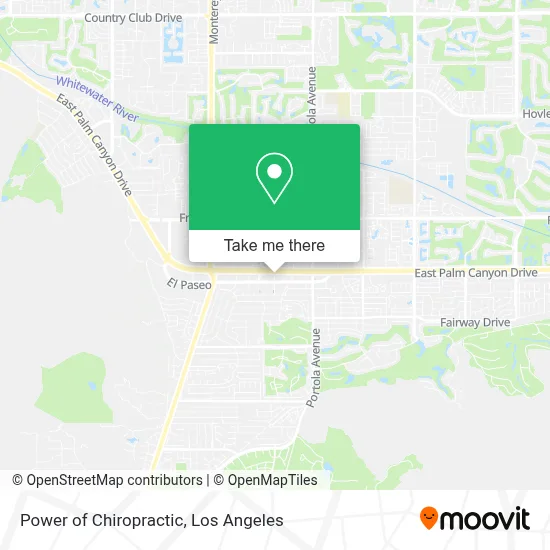 Power of Chiropractic map