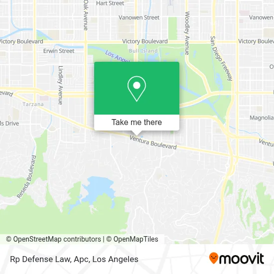 Rp Defense Law, Apc map