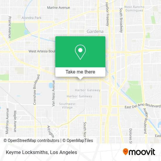Keyme Locksmiths map
