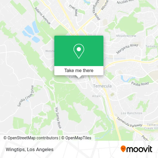 Wingtips map
