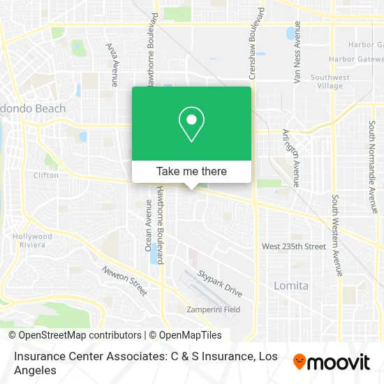 Insurance Center Associates: C & S Insurance map