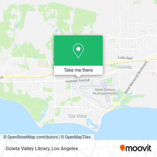 Goleta Valley Library map