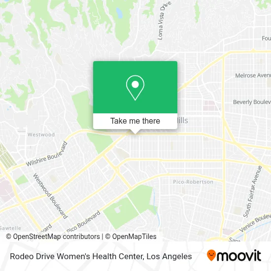 Rodeo Drive Women's Health Center map
