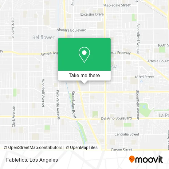Fabletics map