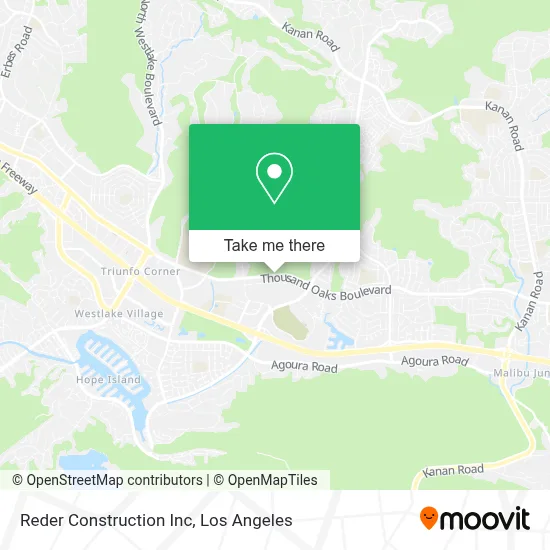 Reder Construction Inc map