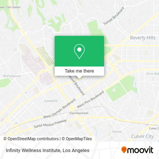 Infinity Wellness Institute map