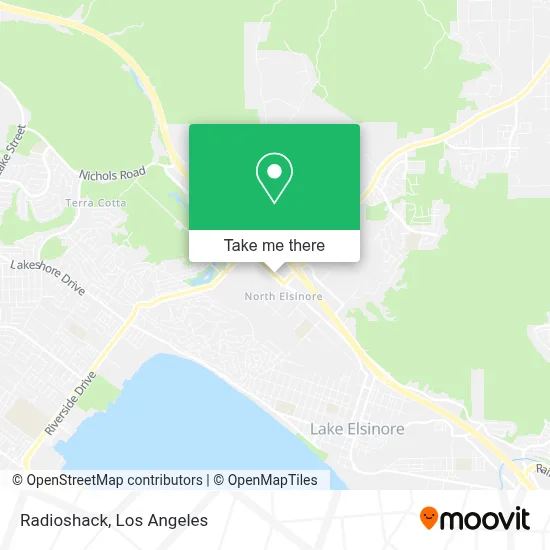 Radioshack map