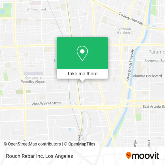 Rouch Rebar Inc map