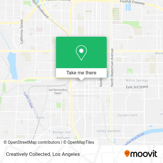 Creatively Collected map