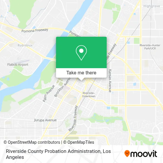 Riverside County Probation Administration map