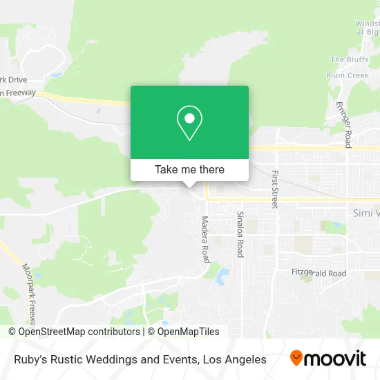 Ruby's Rustic Weddings and Events map
