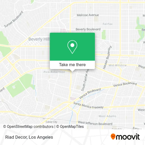 Riad Decor map