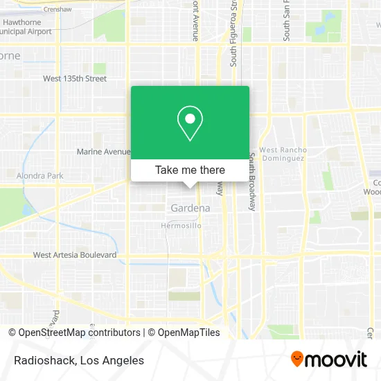 Radioshack map
