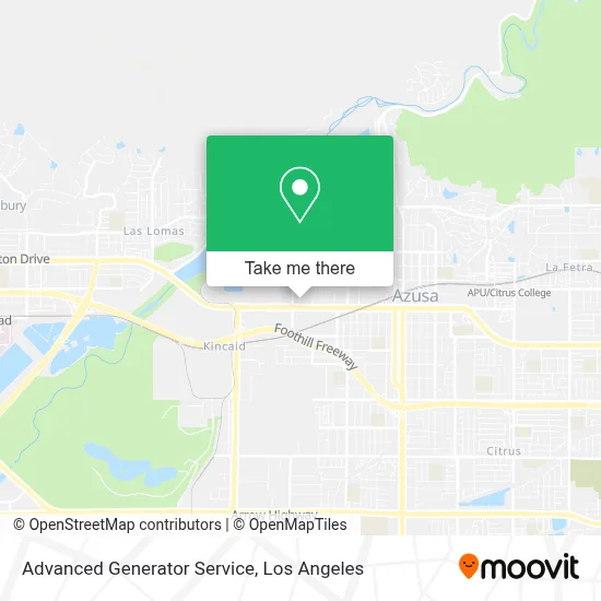 Advanced Generator Service map