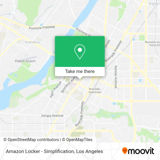 Amazon Locker - Simplification map