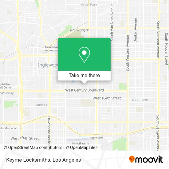 Keyme Locksmiths map