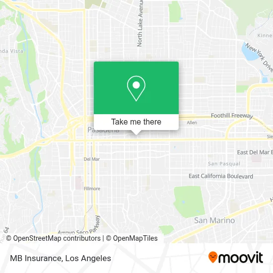 MB Insurance map