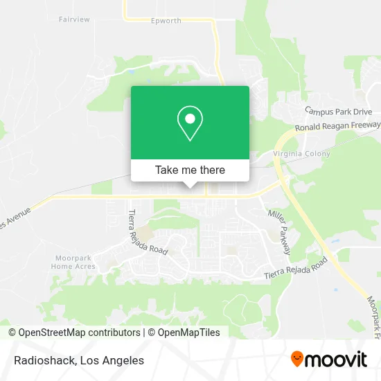 Radioshack map