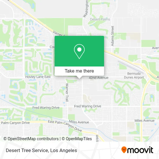 Desert Tree Service map