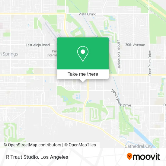 R Traut Studio map