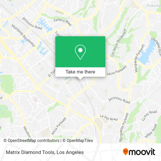 Matrix Diamond Tools map