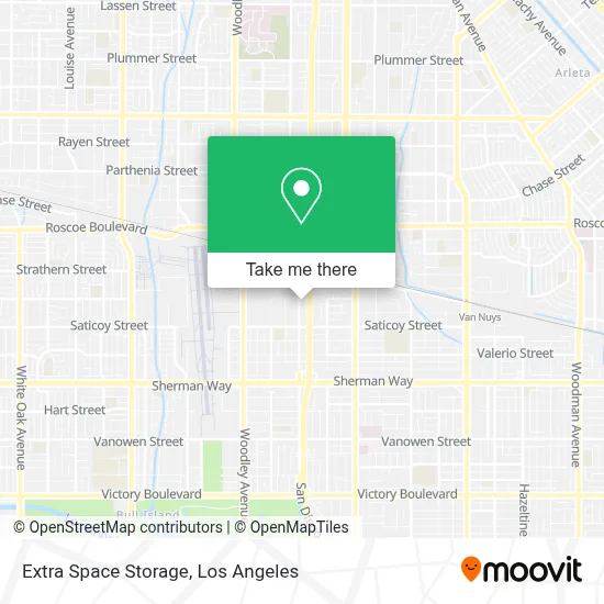 Extra Space Storage map