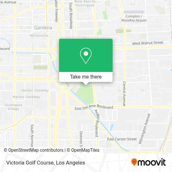 Victoria Golf Course map