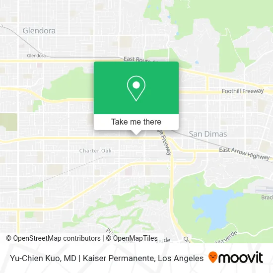 Yu-Chien Kuo, MD | Kaiser Permanente map