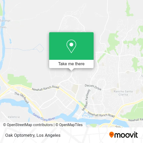 Oak Optometry map