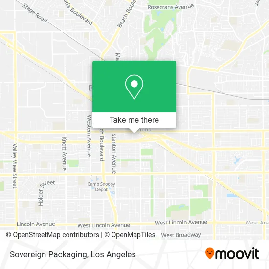 Sovereign Packaging map