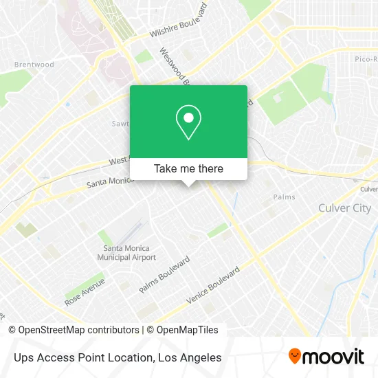 Ups Access Point Location map